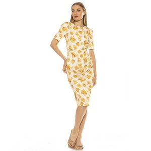 Alexia Admor Cataleya Draped Sheath Dress